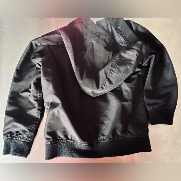 The Children’s Place Windbreaker Jacket Boys Uniform Black SZ EUC! - Picture 9 of 16